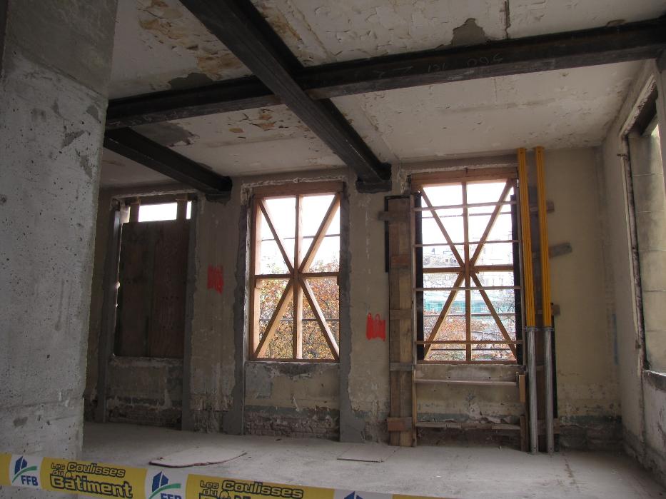 Structure existante - Consolidation des fenêtres