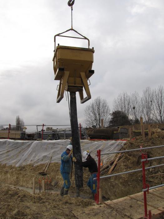 Coulage des longrines