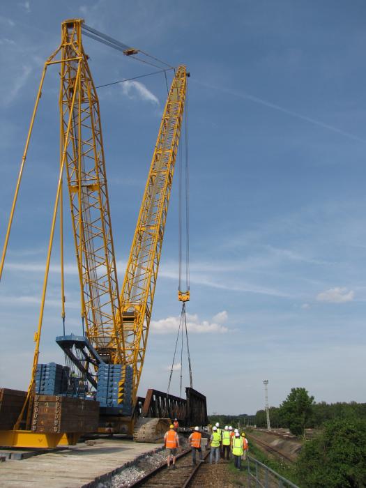 Mise en place sur l'aire de stockage